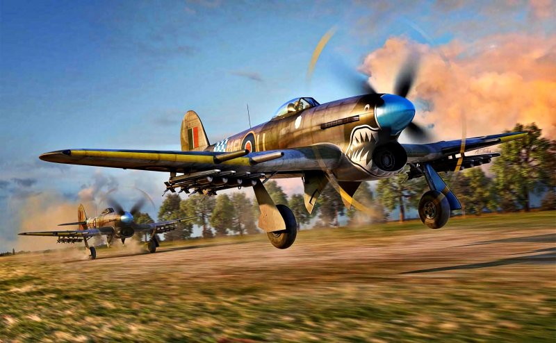 Самолет Hawker Typhoon MK.IB