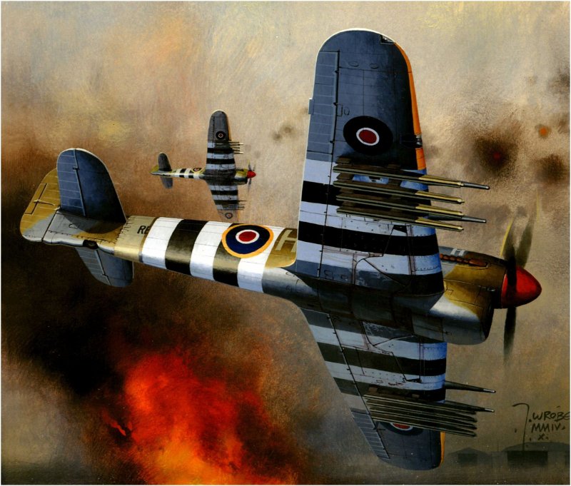 Самолет Hawker Typhoon MK.IB