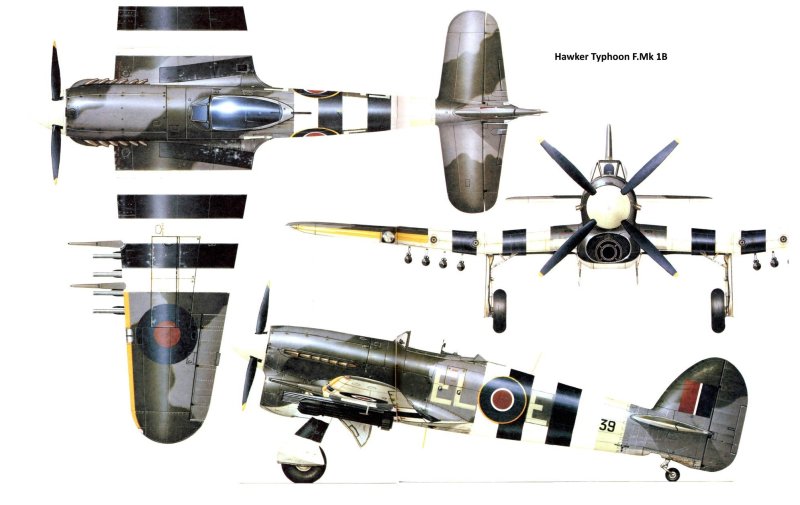 Hawker Typhoon самолет