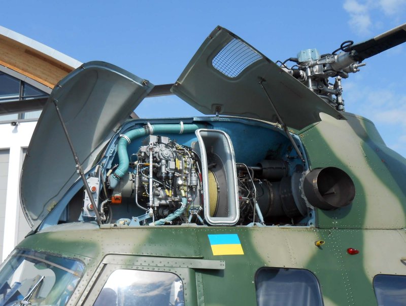 Ми2 вертолет с АИ 450