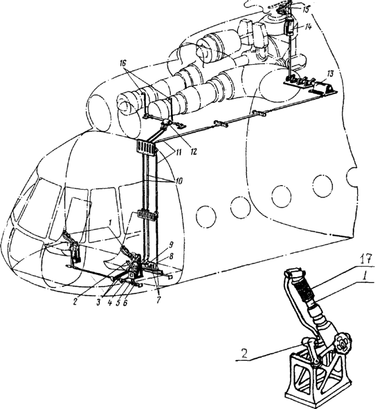 Блок валов ми-8
