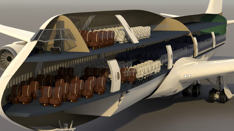 Боинг 747 компоновка