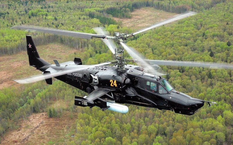 Вертолет ка-50 "черная акула"