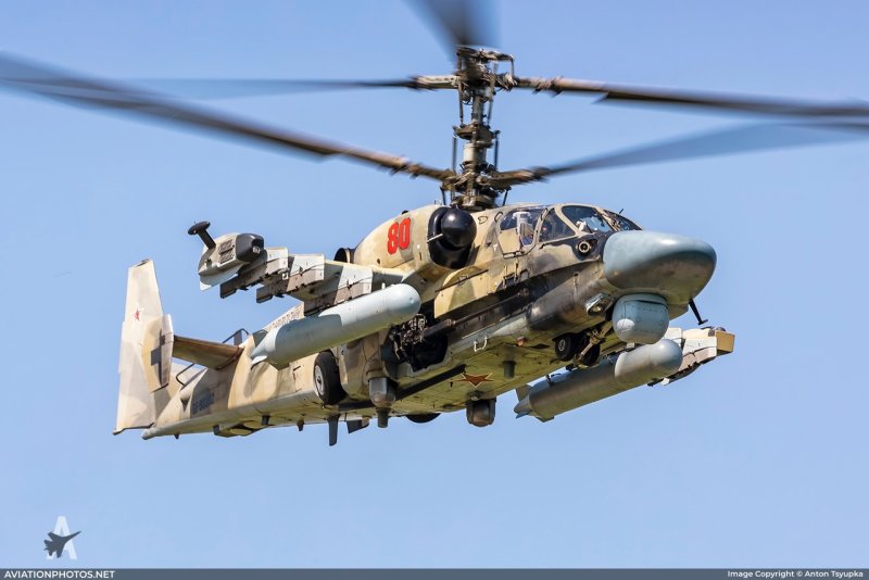Боевой вертолет ка-52 Аллигатор