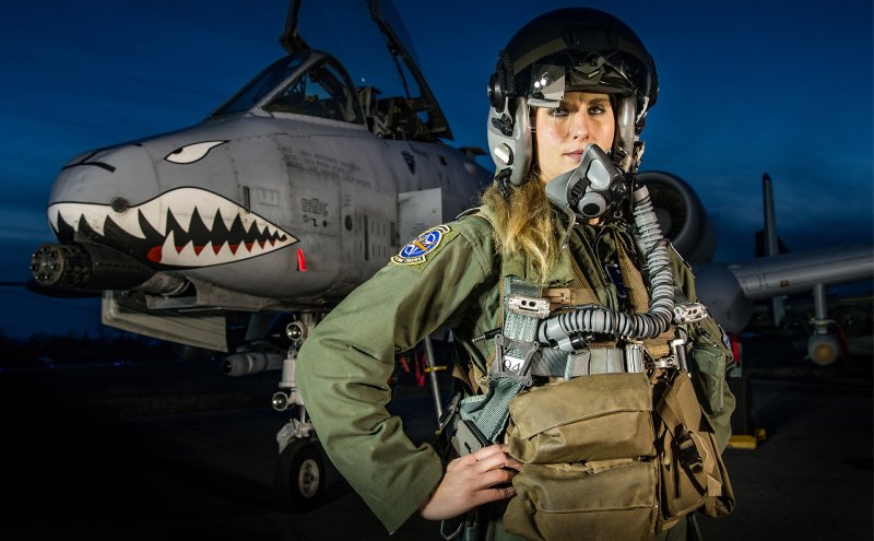 Пилот истребителя USAF