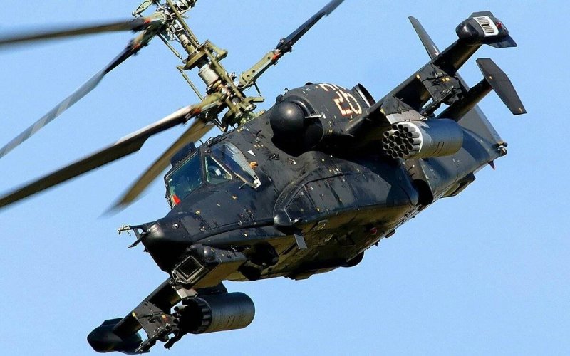 Вертолет ка-50 "черная акула"