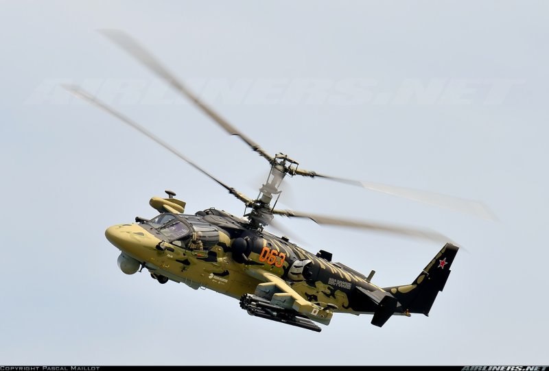 Вертолет ка-52 "Аллигатор"