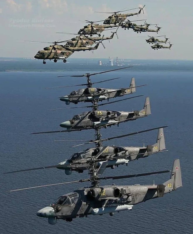 Боевой вертолет ка-52 Аллигатор