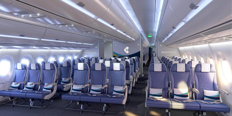 Airbus a350 XWB салон