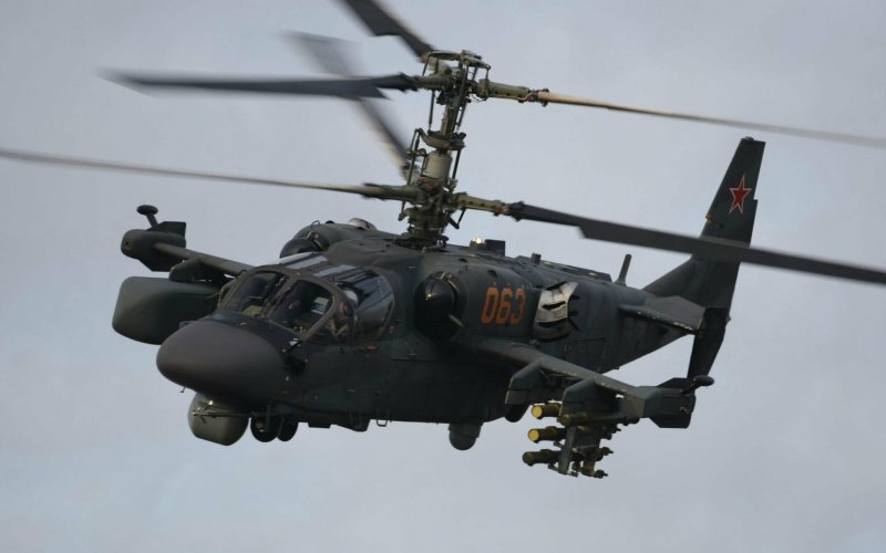Вертолёт ка-52 чёрная акула