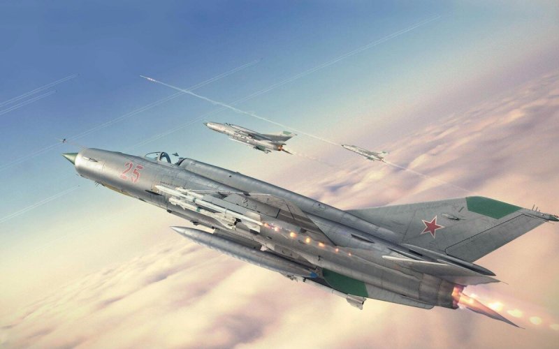 Миг-21 бис реактивный самолёт