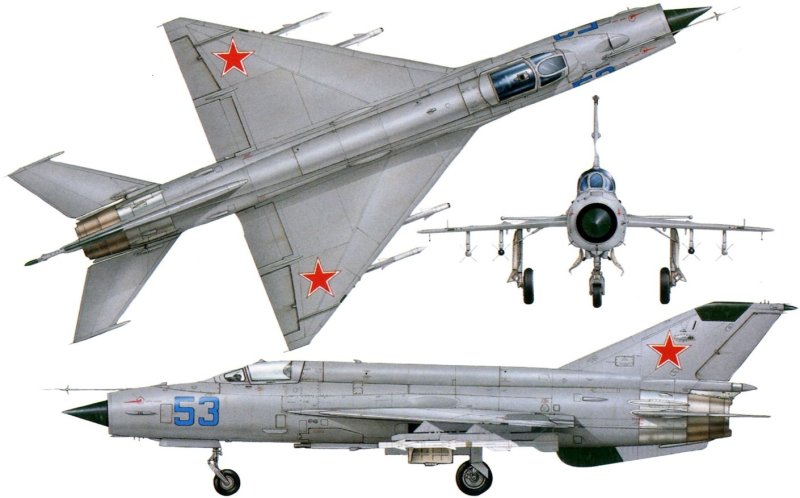 Миг-21бис ВВС СССР