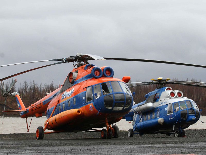 Вертолёт ми-8 Норильск авиа