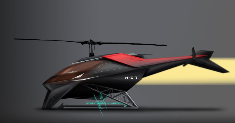 Вертолёт Белл будущего FCX 100 Heli