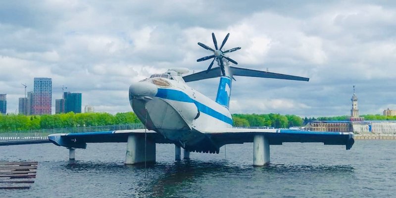 Экраноплан в парке Северное Тушино