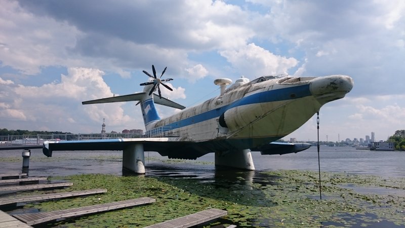 Парк Северное Тушино экраноплан