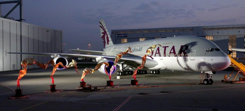 Airbus a380 Qatar Airways