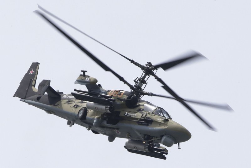 Военный вертолёт ка-52 Аллигатор