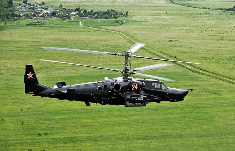 Вертолет ка-50 "черная акула"