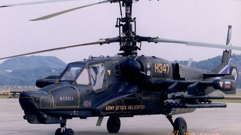 Вертолет ка-50 "черная акула"