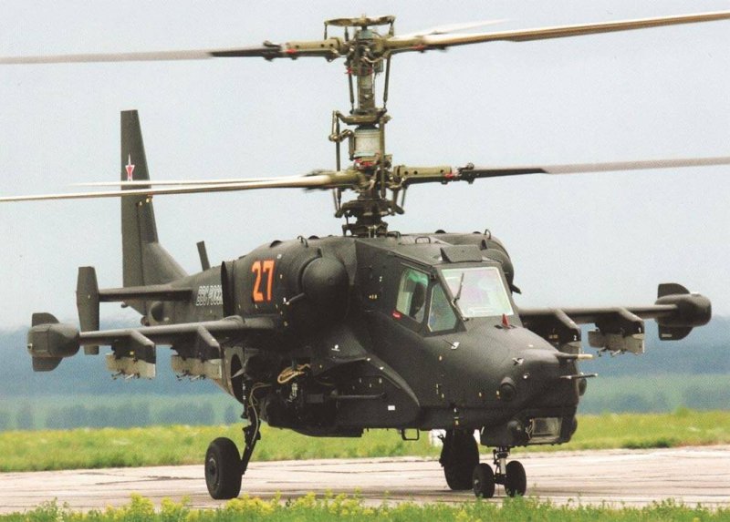 Вертолет ка-50 "черная акула"