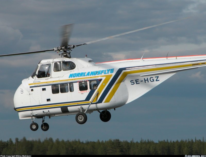 Сикорский 55 вертолет