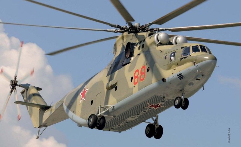 Вертолёт ми-26 военный