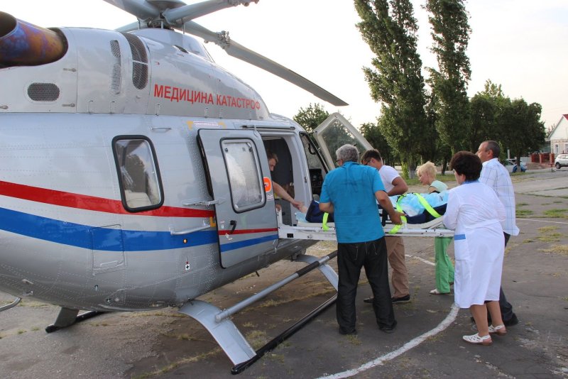 Вертолёт Ансат медицина катастроф
