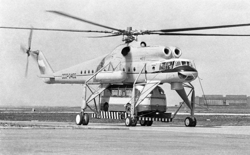 Вертолет кран ми-10