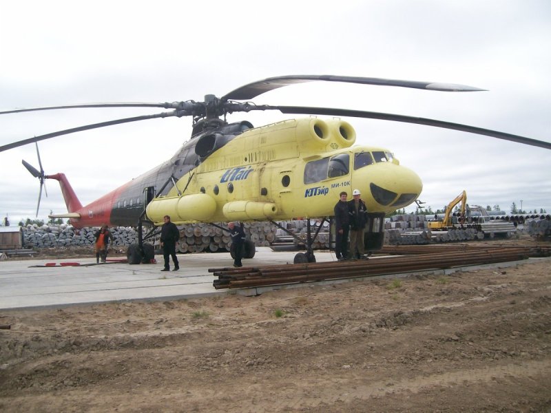 Вертолет кран ми-10