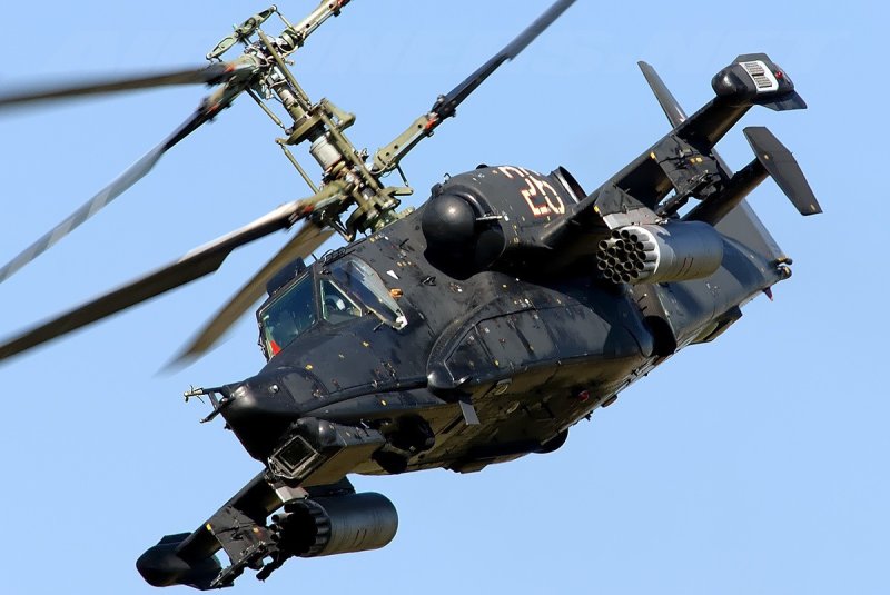 Вертолет ка-50 "черная акула"