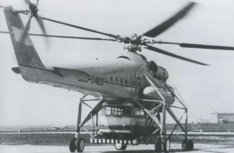 Вертолет кран ми-10