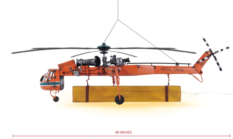 Вертолет-кран Сикорский s-64