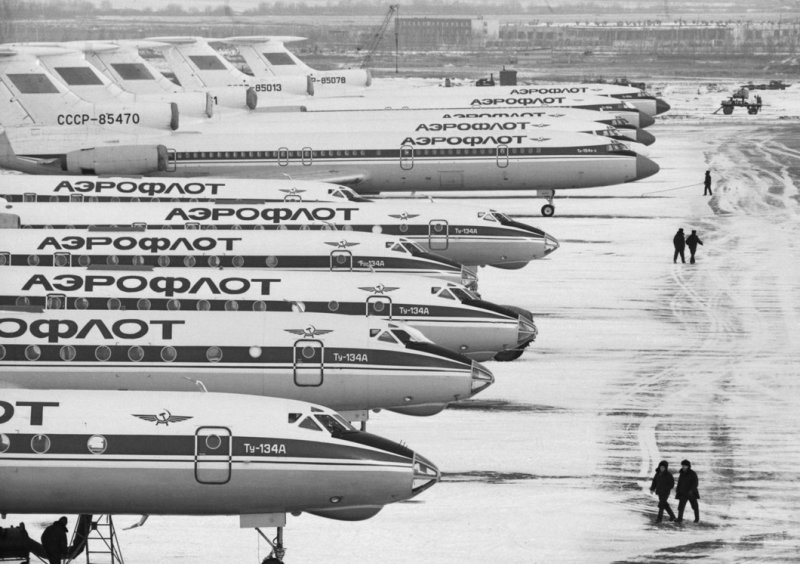 Ил 62 и ту 154 рядом