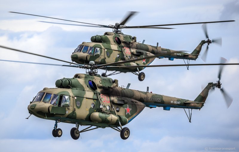 Вертолёт ми-8 военный