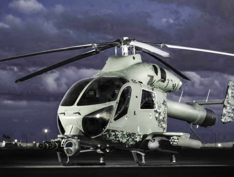 Вертолете MD 969 Twin Attack.