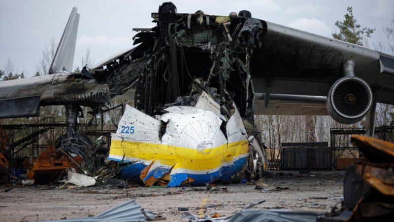 АН-225 Мрия уничтожен