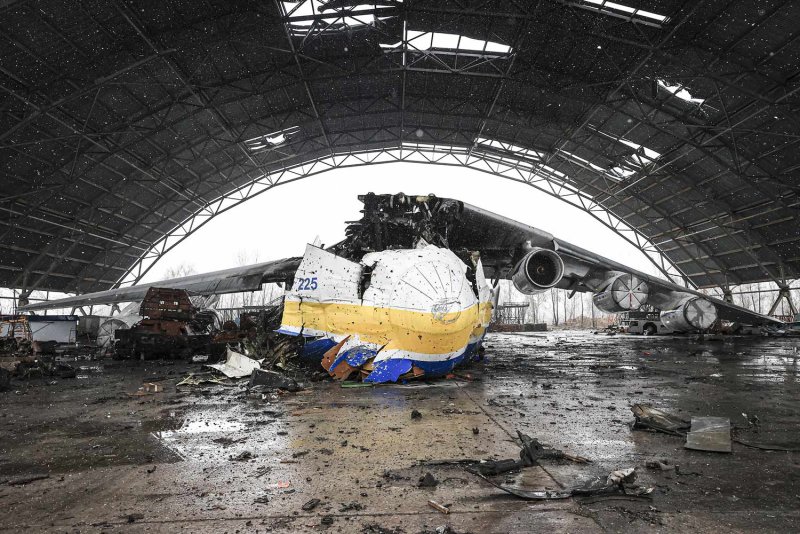 АН-225 Мрия уничтожен