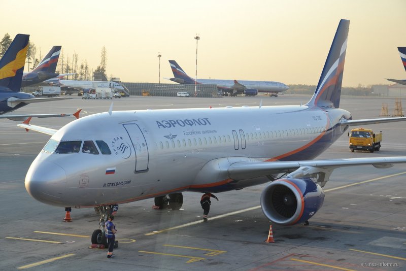 Airbus 320 Aeroflot Шереметьево