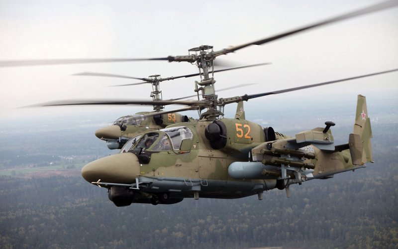 Вертолет ка-52 "Аллигатор"
