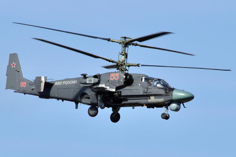 Военный вертолет ка 52