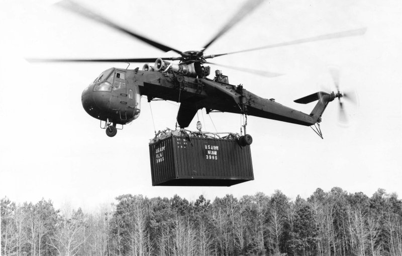Sikorsky Ch-54 Tarhe - тяжёлый транспортный вертолёт США