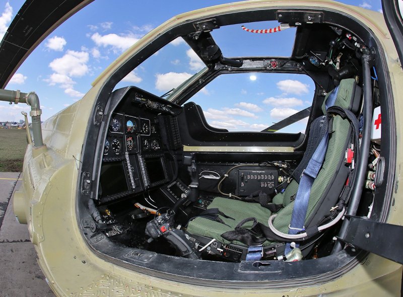 Ми-28 кокпит