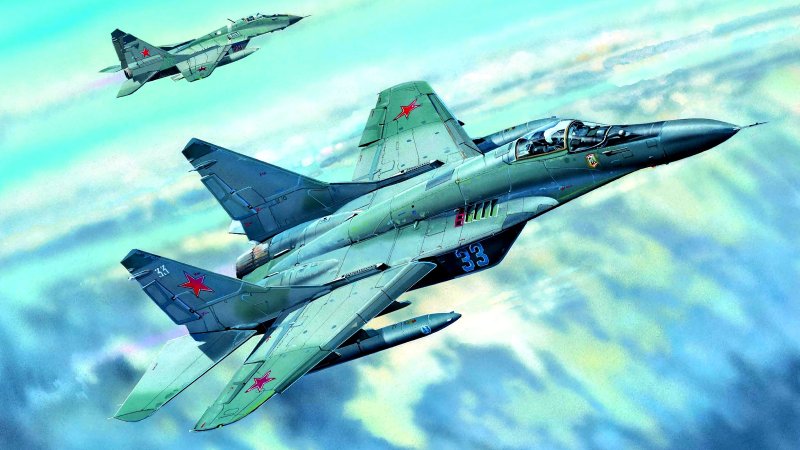 Военный самолет миг 29