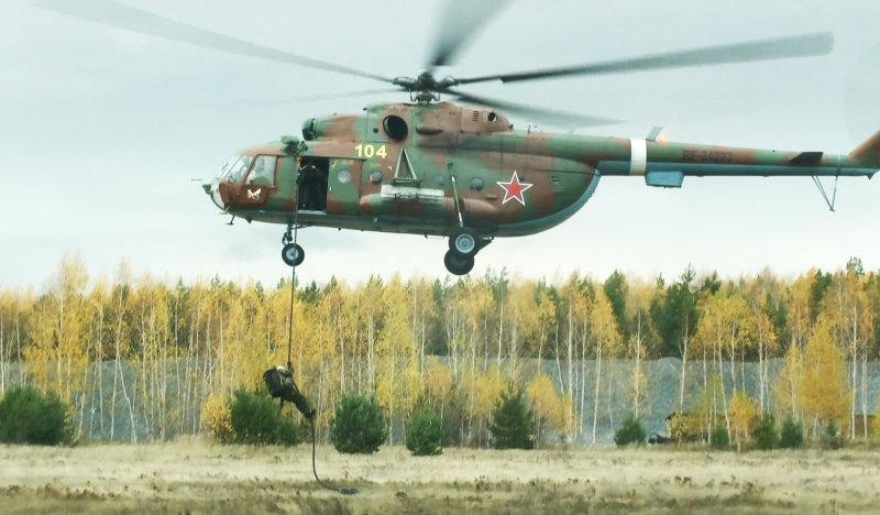Вертолет ми-8 Росгвардия