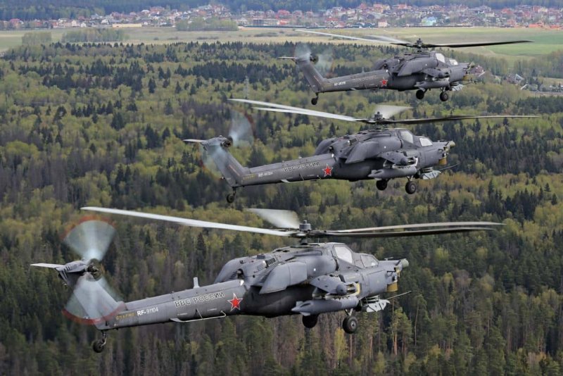 Ми-28 Пилотажной группы Беркуты