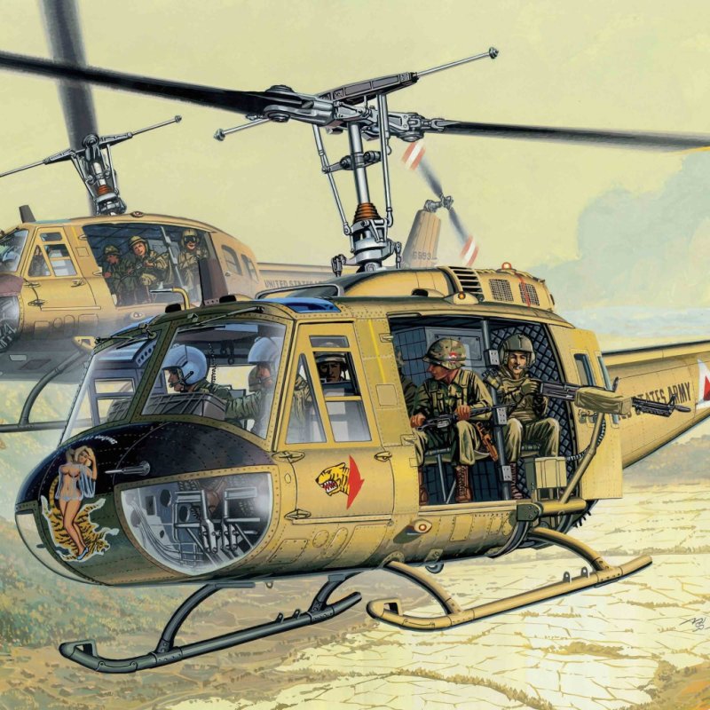Bell uh-1 Iroquois Вьетнам