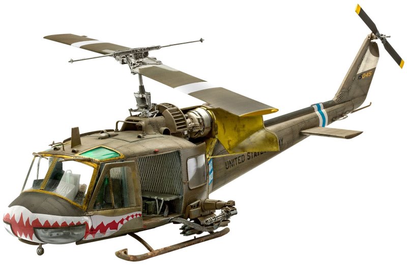 Вертолет uh-1b Huey сборная модель