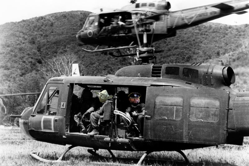 Вертолет uh-1 Хьюи во Вьетнаме