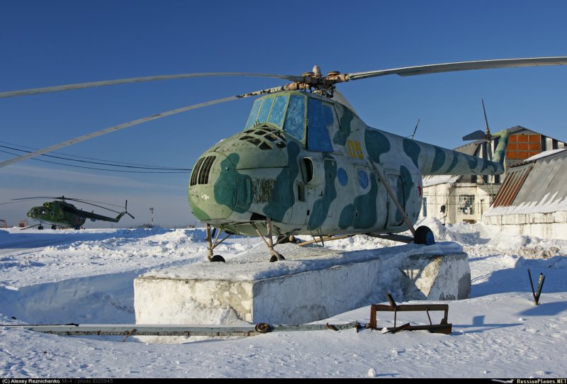 Ми-8 вертолёт Воркута